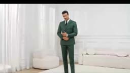 Solid 2 Pieces Men Suits Set Fashion New Men's Formal Business/Wedding Groom Suits Peak Lapel Double Breasted Blazer Trousers