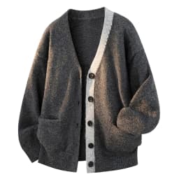 Men Fashionable Trendy Handsome Outdoor Knitted Cardigan Sweater Daily Sports Leisure Windproof Warm Comfortable Breathable Top