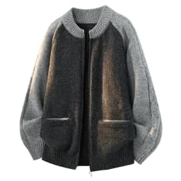 Men Fashionable Trendy Handsome Outdoor Knitted Cardigan Sweater Daily Sports Leisure Windproof Warm Comfortable Breathable Top