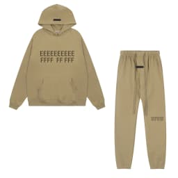 Men's Winter Set with Hooded Sweatshirt Featuring Two Rows of Plush Letters on the Chest, Unisex Long Pants and Hoodie Set