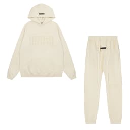 Men's Winter Set with Hooded Sweatshirt Featuring Two Rows of Plush Letters on the Chest, Unisex Long Pants and Hoodie Set