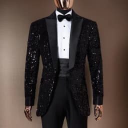 Shining Sequins Prom Men Suits Tuxedo Slim Fit Peak Lapel Luxury Blazer with Pants 4 Pcs Tailored Groom Wedding Party Suit