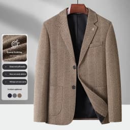 Blazer, Men's Fashionable Business Outdoor Travel Youthful Wedding Versatile Gentleman Host Casual Korean Style Slim-fit Blazer
