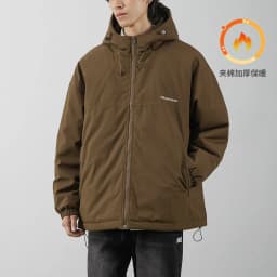 DUKEEN Men's Thick Cotton-Padded Jacket Warm Winter Hooded Coat Insulated Outdoor Proofwahter Softshell Hiking Jacket