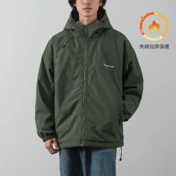DUKEEN Men's Thick Cotton-Padded Jacket Warm Winter Hooded Coat Insulated Outdoor Proofwahter Softshell Hiking Jacket