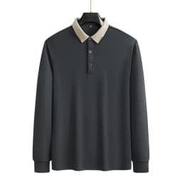 Plus Size 7XL 8XL 9XL Autumn Long Sleeve Business Polo Shirt Men Breathable Casual Gym Jogging Golf Hiking Loose Big Polo Shirt