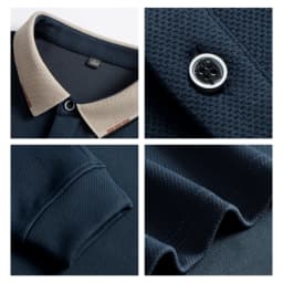 Plus Size 7XL 8XL 9XL Autumn Long Sleeve Business Polo Shirt Men Breathable Casual Gym Jogging Golf Hiking Loose Big Polo Shirt