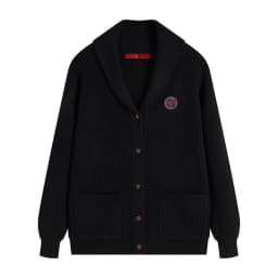 CH Men's Shawl Collar Ribbed Knit Cardigan Button Front Soft Warm Casual Winter Sweater Coat with Pockets