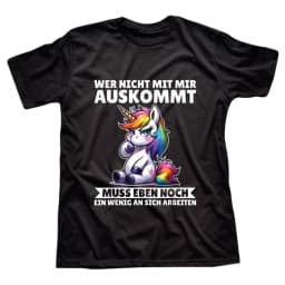 1Pcs 100% Cotton if You Don'T Get with Me, You'Ve Got to Work on Yourself Even More O-Neck Short Sleeves T-Shirt