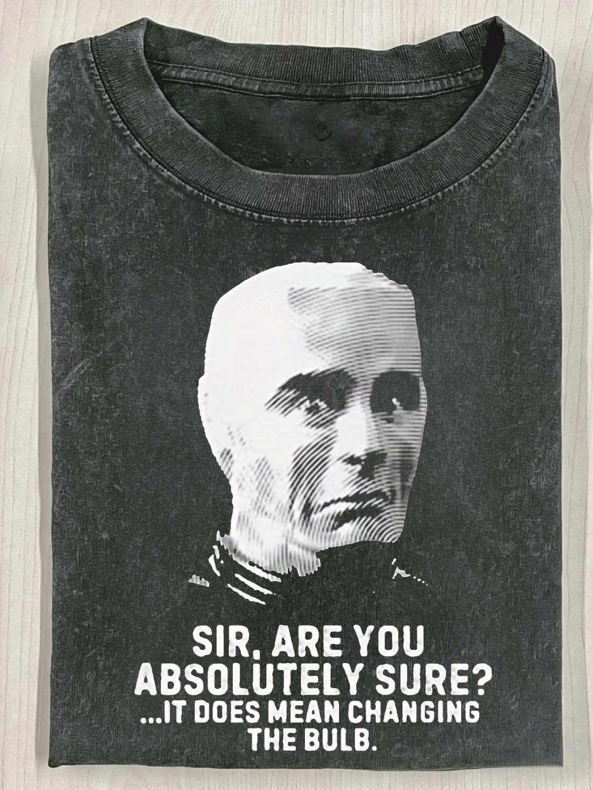 Red Dwarf Kryten 230g Washed T-Shirt - Starbug Lister Rimmer Kat Kryten Holly Retro Vintage Sci-Fi Graphic Tee, Unisex Casual Crew Neck Short Sleeve Shirt with Durable Digital Print, All-Season Comfort Fit for Men & Women