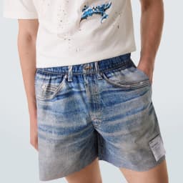 SATISFY PeaceShell Unlined Shorts Jeans Digitally Printed Sports Breathable Shorts