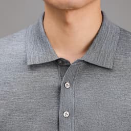 Ture 100% Merino Wool Tees Men Superfine Wool Short Sleeve Clothes Male Turn Down Collar Knit Polo Shirt Thin Sheep Wool Tops