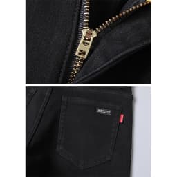 Plus Size Men's Solid Barrel Denim Pants For Spring Fall Casual Black Trendy Jeans For Men