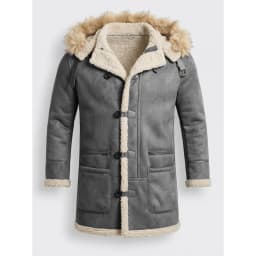 Men's Winter Fleece Jacket Popular Mohair Coat Multiple Pockets Hooded Jacket Outdoor Hiking Men's Clothing Thick Jacket for Men