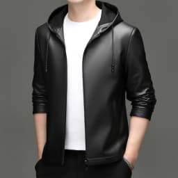 Spring Autumn New Style Men's Leather Jacket Casual Genuine Sheepskin Slim Fit Large Size Leather Coat for Men