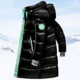 Unisex Winter Down Jacket with Waterproof Design Plus Size Long Overcoat for Couples Warmth Style