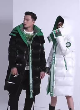 Unisex Winter Down Jacket with Waterproof Design Plus Size Long Overcoat for Couples Warmth Style
