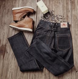 Balikou Red Tornado Read Description! Raw Indigo Selvage Unwashed Denim Pants Unsanforized Jean 16.5oz 3 Choices For Fitting