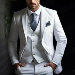 Classic Wedding Solid 3-Piece Smoking Ternos Fino Adjusted Male Formal Business Suits for Groomsmen And Festive Occasions
