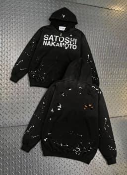 2XL SATOSHI NAKAMOTO Jacket Street Splashed Ink Classic Retro Letter Print Washed Worn Zipper Hooded Sweatshirt Men Wom Hoodyen