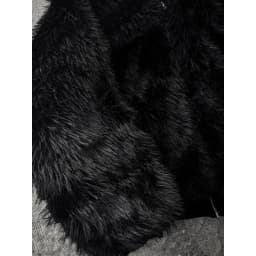 Autumn and Winter Oversized Thickened Warm Black Reversible Faux Fur Parka Coat Men with Hood Zipper Fluffy Jacket Hooded Coat