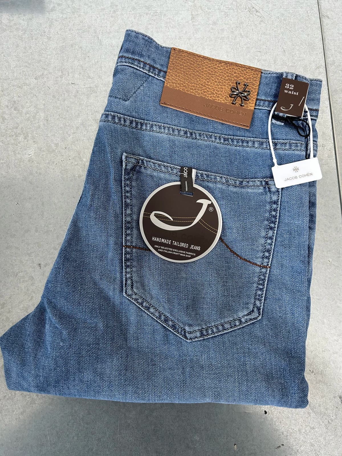 OECHSLI Jeans Thin Cotton Men 2026 Spring Summer new fashion embroidery mid-rise comfortable straight Big size 29-40 long Pants