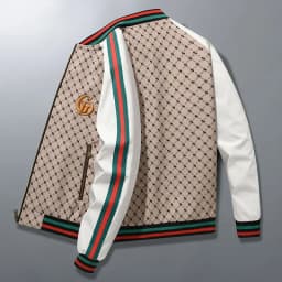 2025 New Men's Jacket Trendy Brand Baseball Jacket Spring and Autumn Edition Casual Stand Collar Pilot Jacket Men's Wear