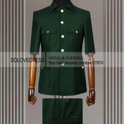 New Arrival 2 Piece Lapel Short Sleeves with 4 Real Pockets Single Breasted Slim Fit Summer Suits For Weddding(Blazer+Pants)