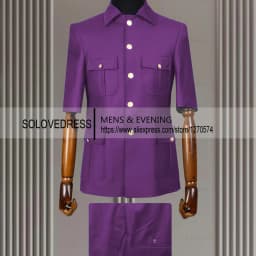 New Arrival 2 Piece Lapel Short Sleeves with 4 Real Pockets Single Breasted Slim Fit Summer Suits For Weddding(Blazer+Pants)