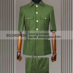 New Arrival 2 Piece Lapel Short Sleeves with 4 Real Pockets Single Breasted Slim Fit Summer Suits For Weddding(Blazer+Pants)