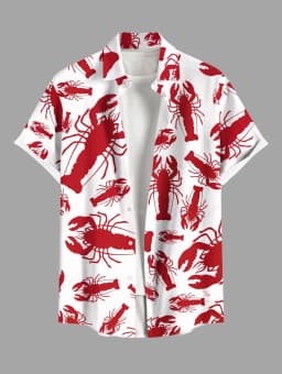 Fashion Men's Hawaiian Shirts 3D Printed Short Sleeved Button Down Lapel Shirt For Summer Oversized Tops Casual Shirt For Men