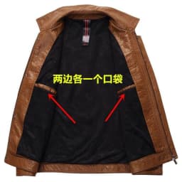 Men's Leather Jacket Sheepskin Vintage Soft Real Leather Jacket Men Genuine Spring Autumn Winter Internally Velvet Jacket Man
