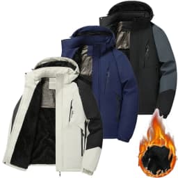 Large Size 8XL Winter Jacket Men Hooded Jumper Windbreaker Male Waterproof Windproof Warm Fleece Big Plus Thermal Outdoor Coat