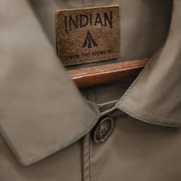 Maden French Vintage Work Jacket Men's Coffee Notch Lapel Casual Single Breasted Coat Slant Pockets Outwear for Spring and Fall