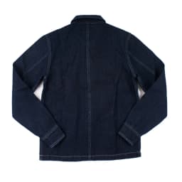OK8602 Denim Vertical Striped Jacket Men Tooling Motorcycle Style Hip Hop Cool Handsome Youth Multi-Pocket Lapel Coat Clothing