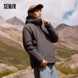 Semir Down Jacket Men Rainproof and Windproof Parka 2026 Winter New Warm Casual Outerwear