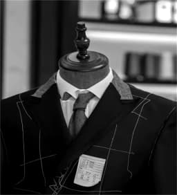Navy Blue Striped Men Suits Slim Fit Peak Lapel Double Breasted Blazer Wedding Groom Tuxedos 2 Piece Business Set (Jacket+Pants)