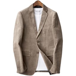 Autumn Winter 2025 New Korean Version of Fashion Handsome Men Young Slim Casual Corduroy Suit Cotton Corduroy Suit Jacket M-4XL