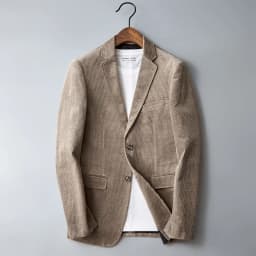 Autumn Winter 2025 New Korean Version of Fashion Handsome Men Young Slim Casual Corduroy Suit Cotton Corduroy Suit Jacket M-4XL