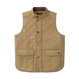 2026 Winter New American Retro Long Sleeve Dom Quilted Vest Men's Polo Style 100% Polyester Thick Casual Multi-pocket Jacket