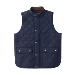 2026 Winter New American Retro Long Sleeve Dom Quilted Vest Men's Polo Style 100% Polyester Thick Casual Multi-pocket Jacket