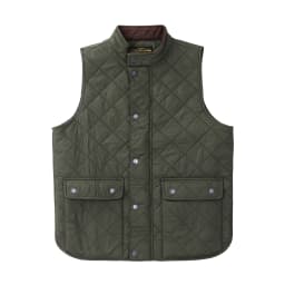2026 Winter New American Retro Long Sleeve Dom Quilted Vest Men's Polo Style 100% Polyester Thick Casual Multi-pocket Jacket