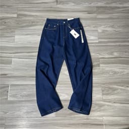 Classic Straight Leg Men's Casual Jeans Loose Wide Leg Cotton Denim Pants Four Seasons Wear Resistant Youth Fashion