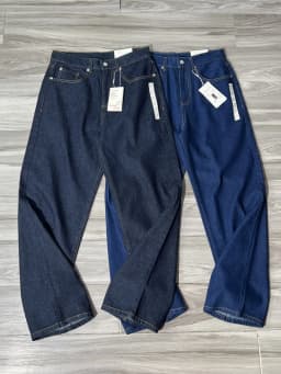 Classic Straight Leg Men's Casual Jeans Loose Wide Leg Cotton Denim Pants Four Seasons Wear Resistant Youth Fashion