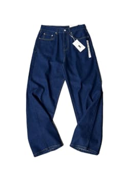 Classic Straight Leg Men's Casual Jeans Loose Wide Leg Cotton Denim Pants Four Seasons Wear Resistant Youth Fashion
