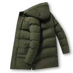 8XL Winter Men Puffer Jacket Thick Warm Jackets Hooded Long Coats Fashion Casual Cotton Padded Parkas Man Outwear Clothing Top