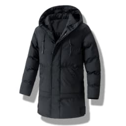8XL Winter Men Puffer Jacket Thick Warm Jackets Hooded Long Coats Fashion Casual Cotton Padded Parkas Man Outwear Clothing Top