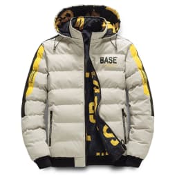 Men Fashion Double Sided Wear Jacket New Solid Removable Hat Comfort Thickening Coat Winter Casual Keep Warm Windproof Parka Men