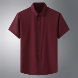 Oversized Men's Shirt 10XL 8XL Plus Size Short Sleeve Shirt Pure Color Business Formal Tees Casual Loose Fit Tops Male Clothing