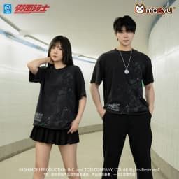 Moeyu Men T-Shirt KAMEN RIDER 55TH DOUBLE Cosplay t shirt Short Sleeve Women t-shirt Tops Oversize Anime Tee Summer Fashion